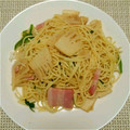 マカロン助's cooksnap of when they made たけのこの和風パスタ.