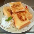 たんたん　's cooksnap of when they made ふわふわ塩フレンチトースト.