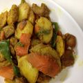 miottyori's cooksnap of when they made ジャガイモ・ニンジン・鶏肉のカレー粉炒め.