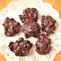 haruko320's cooksnap of when they made バレンタイン❤コーンフレークチョコ❤美味.