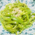 パンダcoぱんだ's cooksnap of when they made ピーマンのごま和え.