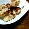 pumilala's cooksnap of when they made 塩麹鶏モモ焼き鳥.