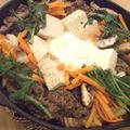 Omamama's cooksnap of when they made 韓国風すき焼き（チョンゴル）.