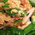 zyagagori's cooksnap of when they made さやえんどうと竹輪の炒めもの.