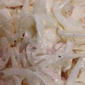 zyagagori's cooksnap of when they made 新たまねぎと鶏肉のサラダ.