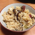 tomoegi's cooksnap of when they made さつまいもときのこ☆秋の炊き込みご飯.