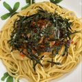 Ｎよんよん's cooksnap of when they made キムチ納豆de和風パスタ.