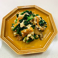 あっこ姉's cooksnap of when they made ほんのり甘い♪柿とほうれん草の白和え.