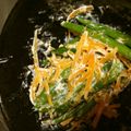 MakicoH's cooksnap of when they made にんじんといんげんの鰹マヨネーズあえ.
