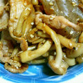 ピャルカ's cooksnap of when they made ＊豚肉とこんにゃくとしめじの炒め煮＊.