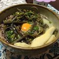 xxモコごんxx's cooksnap of when they made ✿キレイなお月見♬山菜蕎麦✿.