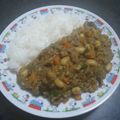 こくぼっち's cooksnap of when they made ルゥで☆コロコロお豆と野菜のドライカレー.
