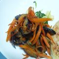 jasminema's cooksnap of when they made 茄子とニンジンの和風炒め.