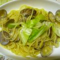 ばたふりぃ's cooksnap of when they made 白だしで！菜の花とあさりのパスタ.