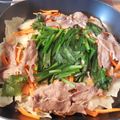 usakitchen's cooksnap of when they made 簡単だけど美味しい、牛もやし鍋.
