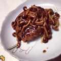 R＊Kon's cooksnap of when they made ふっくらお豆腐はんばーぐ～きのこソース～.