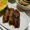 ga0361's cooksnap of when they made 焼肉のタレで☆蒟蒻のヘルシー豚肉巻き.
