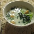 miyuki12's cooksnap of when they made ◎ 野菜だけ　小松菜のミルクスープ ◎.