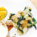 鈴ピヨ's cooksnap of when they made ほうれん草とじゃがいものチーズ炒め♪.
