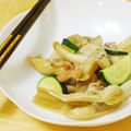 鈴ピヨ's cooksnap of when they made ズッキーニとまて貝のバター炒め.
