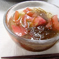 まーにゃん's cooksnap of when they made もずくとトマトで１分.