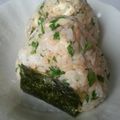 pinyaco's cooksnap of when they made チーズとイタリアンパセリの洋風おむすび♪.