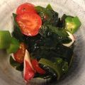 ann_apri's cooksnap of when they made たことトマト、わかめの中華酢和え.