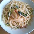 イナイトタナー's cooksnap of when they made タラコとバターと三つ葉のパスタ.