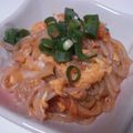 地鶏の町の子's cooksnap of when they made 脱メタボこんにゃくのキムチ煮卵とじ丼.