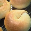 haru☆nagi's cooksnap of when they made 朝ランチおやつ！コーンミール豆乳ベーグル.