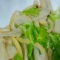 こはちょ's cooksnap of when they made 竹の子と春キャベツのペペロンチーノ炒め.