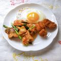 花時計咲いた's cooksnap of when they made ウマ辛~~!!*ニラ豚キムチ*.