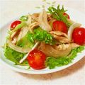 まるねこたん's cooksnap of when they made 鶏ささみと新玉ねぎのバルサミコマリネ.