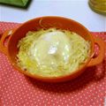 カラスのパン屋's cooksnap of when they made シリコンスチーマーで簡単巣籠り卵.