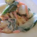 soratea's cooksnap of when they made きゅうりとゆで玉子のサラダ.