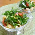 taruママ's cooksnap of when they made 水菜のペッパーサラダ.