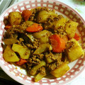 べにあ's cooksnap of when they made じゃがいもと挽肉のカレー炒め煮♡.