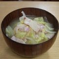 サーフブレイド's cooksnap of when they made 春キャベツとベーコンの味噌汁.