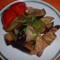 Jock's cooksnap of when they made 茄子と豚こま肉の青しそドレッシング炒め.