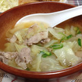aiai5586's cooksnap of when they made キャベツと豚バラ肉のさっと煮 もつ鍋 風.