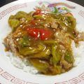 miuymt's cooksnap of when they made 豚肉レタストマトのあんかけご飯（白菜可）.