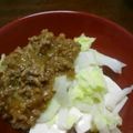 阿伯桑's cooksnap of when they made 豆腐と白菜の挽き肉餡かけ.