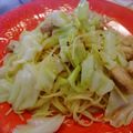 ＊Ｒｉｃｏ＊'s cooksnap of when they made キャベツと鶏のパスタ.
