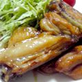 二葉一葉's cooksnap of when they made ジューシー手羽先の照り煮.