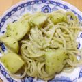 チヒナコ's cooksnap of when they made 癒しのジェノベーゼパスタ♡.