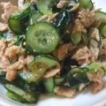 sonop's cooksnap of when they made ツナきゅうりワカメ和えるだけ.