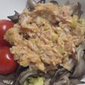 くさよひ's cooksnap of when they made きのことアボカドのツナ酢みそがけ.