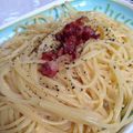 42807's cooksnap of when they made 生クリームがなくても…牛乳でカルボナーラ.