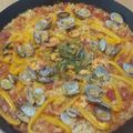 kauzopapa's cooksnap of when they made 魚介ダシたっぷりパエリア.