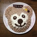 さっちゅあ's cooksnap of when they made ダッフィーの３Dキャラケーキ＊。.